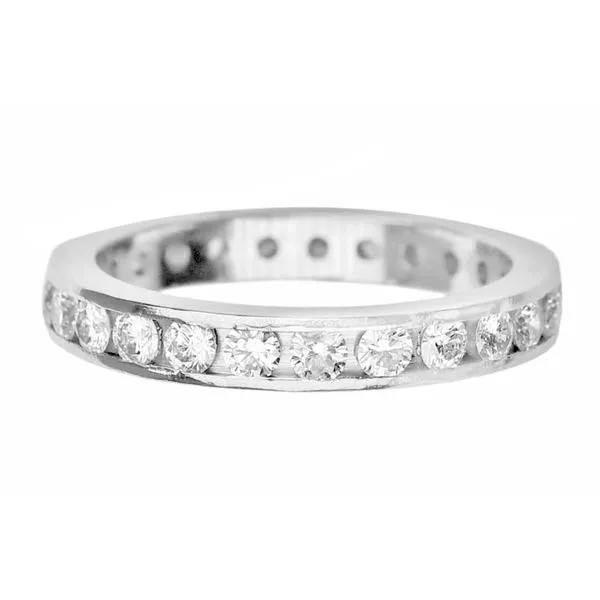 Estate Platinum 1CTW Diamond Eternity Band Raleigh Diamond Fine Jewelry Raleigh, NC