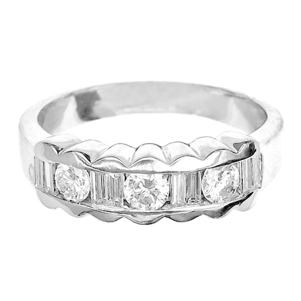 Estate Diamond Eternity Band Platinum 0.79 CTW Raleigh Diamond Fine Jewelry Raleigh, NC