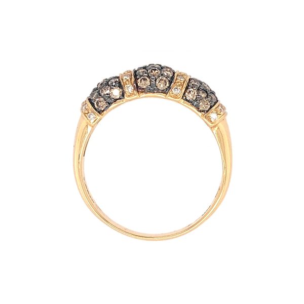 Le Vian Ring with Chocolate and Vanilla Diamonds in Honey 14k Yellow Gold Image 3 Raleigh Diamond Fine Jewelry Raleigh, NC