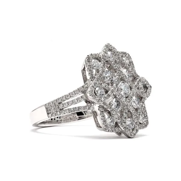 14K White Gold 1.29ctw Fancy Diamond Ring Image 3 Raleigh Diamond Fine Jewelry Raleigh, NC