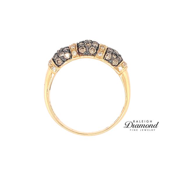 Estate Le Vian 14K Yellow Gold Ring with Chocolate and Vanilla Diamonds in Honey Image 3 Raleigh Diamond Fine Jewelry Raleigh, NC