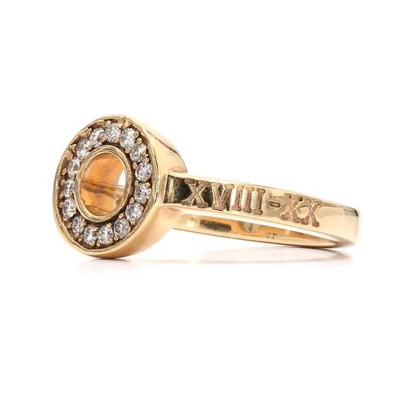 Estate 14K Yellow Gold 0.25ctw Diamond Ring Image 2 Raleigh Diamond Fine Jewelry Raleigh, NC