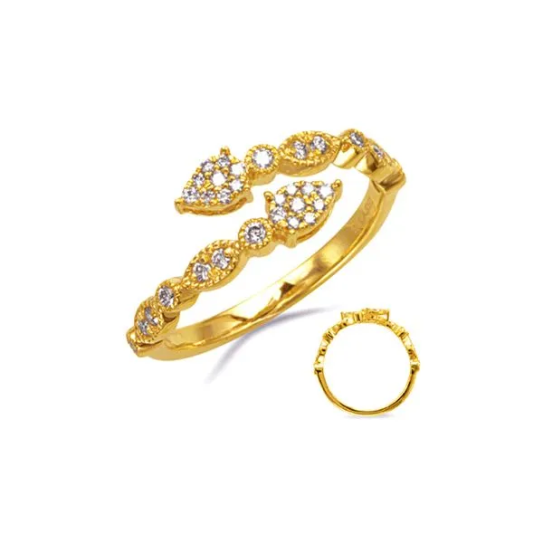 14K Yellow Gold 0.25ctw Diamond Fashion Ring Raleigh Diamond Fine Jewelry Raleigh, NC