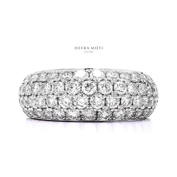 Heera Moti 14K White Gold 2.00ctw Pave Diamond Fashion Ring Size 7 Raleigh Diamond Fine Jewelry Raleigh, NC