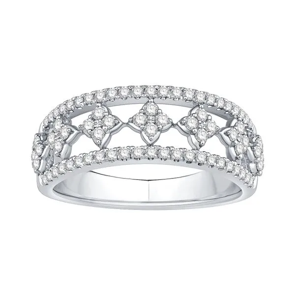 10K White Gold 0.52ctw Diamond Fashion Ring Size 7 Raleigh Diamond Fine Jewelry Raleigh, NC