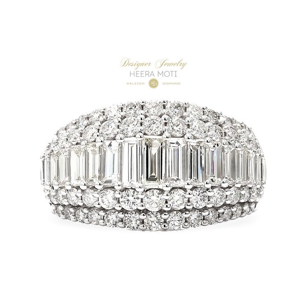 Heera Moti 14K White Gold 3.00ctw H-I-J/SI Diamond Fashion Ring Size 7.5 Raleigh Diamond Fine Jewelry Raleigh, NC