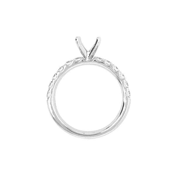 Diamonds Forever USA 0.72CTTW Diamond Classic Semi Mount Ring Image 3 Raleigh Diamond Fine Jewelry Raleigh, NC