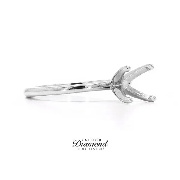 14K White Gold RD 365 SolitaireComfort Fit 1.5mm Shank for RD 7.3 - 7.7mm Diamond Size 6 Image 3 Raleigh Diamond Fine Jewelry Raleigh, NC