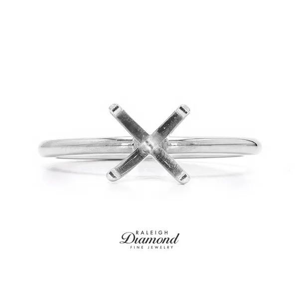 14K White Gold RD 365 SolitaireComfort Fit 1.5mm Shank for RD 7.3 - 7.7mm Diamond Size 6 Raleigh Diamond Fine Jewelry Raleigh, NC