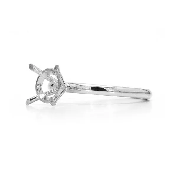 RD365 Signature Platinum Solitaire Semi-mount Image 2 Raleigh Diamond Fine Jewelry Raleigh, NC