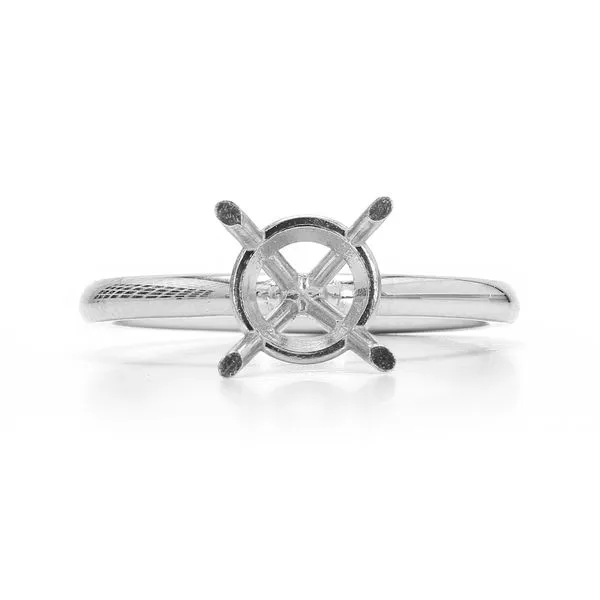 RD365 Signature Platinum Solitaire Semi-mount Raleigh Diamond Fine Jewelry Raleigh, NC