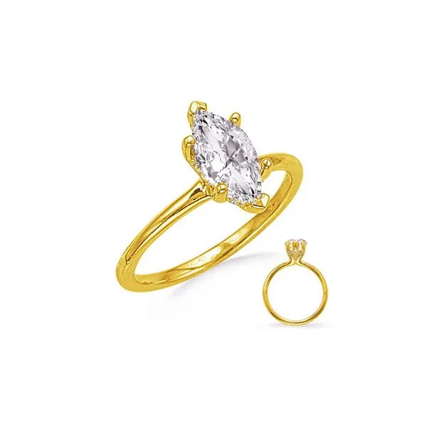 14K Yellow Gold 0.12ctw Diamond 