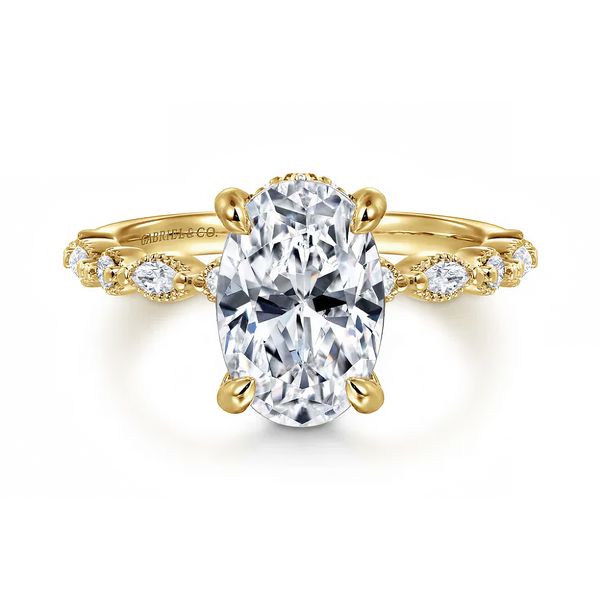 14K Yellow Gold 