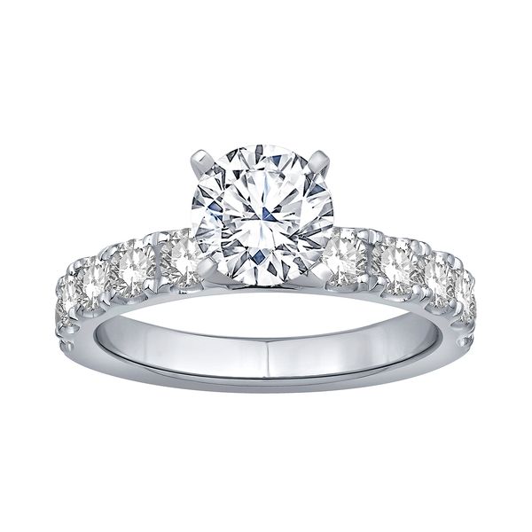RD Classic Signature Platinum 0.94ctw F/VS2+ 10x RBC Natural Diamonds Engagement Ring Sz 6 Raleigh Diamond Fine Jewelry Raleigh, NC