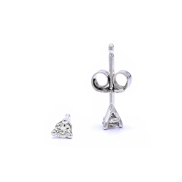 14K White Gold 0.10ctw H-I/I2-3 Martini Set Cocktail Diamond Studs Earrings Raleigh Diamond Fine Jewelry Raleigh, NC