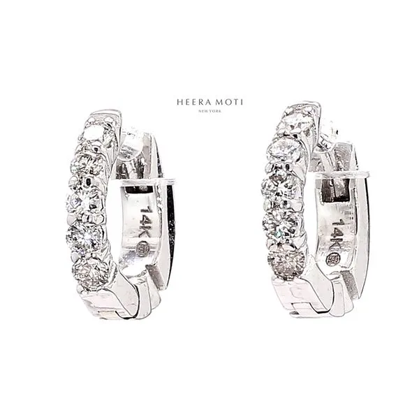 Heera Moti 14K White Gold 0.32ctw Diamond Earrings Raleigh Diamond Fine Jewelry Raleigh, NC