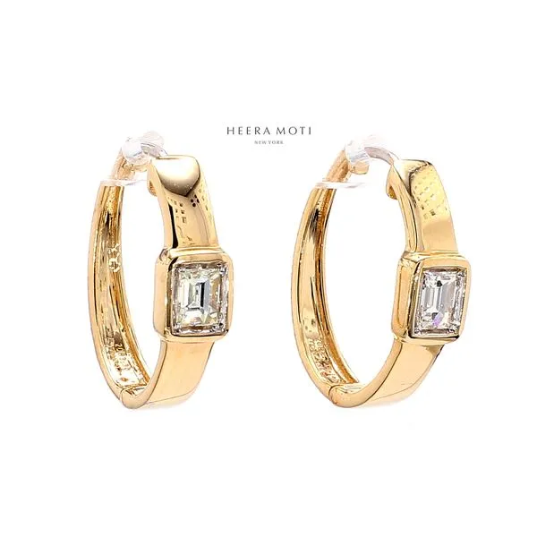 Heera Moti 14K Yellow Gold 0.36ctw Diamond Earrings Raleigh Diamond Fine Jewelry Raleigh, NC