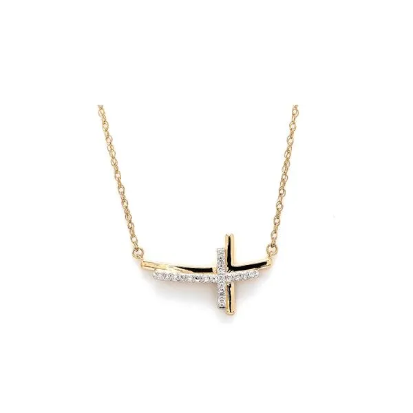 14K Yellow Gold 0.10ctw Coss 18