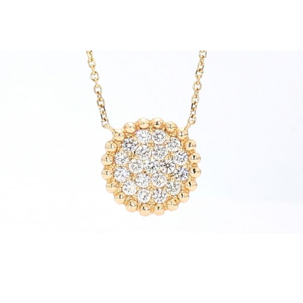 14K Yellow Gold 0.50ctw Diamonds Circle on Chain Raleigh Diamond Fine Jewelry Raleigh, NC