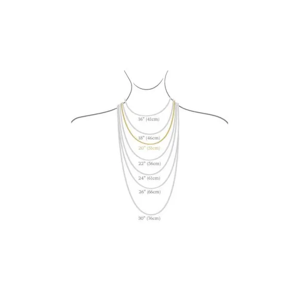 Heera Moti 14K White & Yellow Gold 0.50ctw Diamond Station Necklace Image 2 Raleigh Diamond Fine Jewelry Raleigh, NC