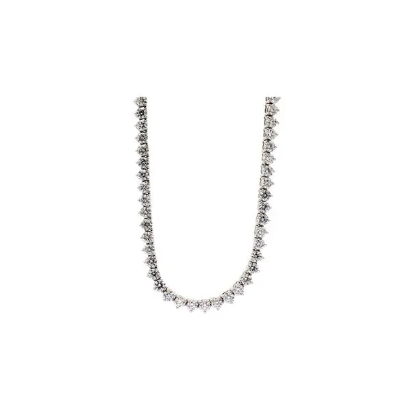 14K White Gold 13.0cttw 141 Stones 17.5