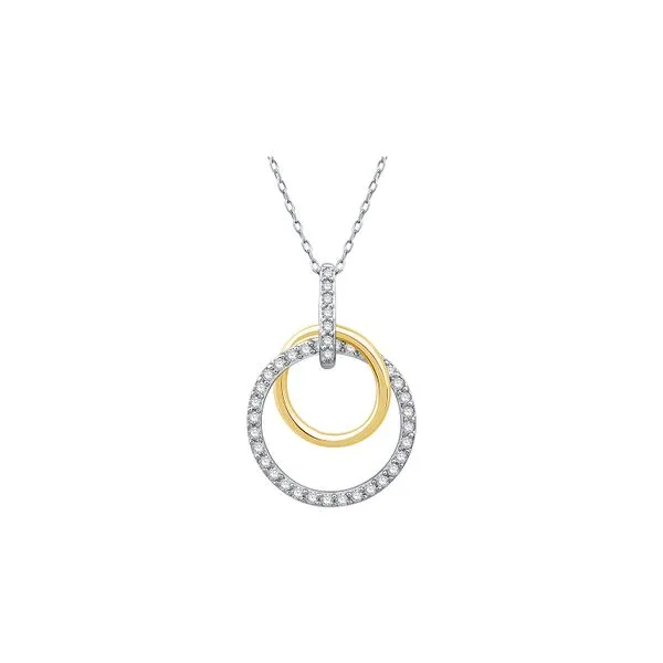 14K White & Yellow Gold.020ctw 18