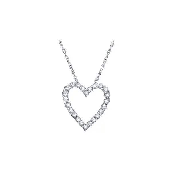 10K White Gold 0.50ctw Diamond 18