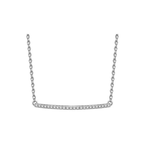 10K White Gold 0.10ctw 18