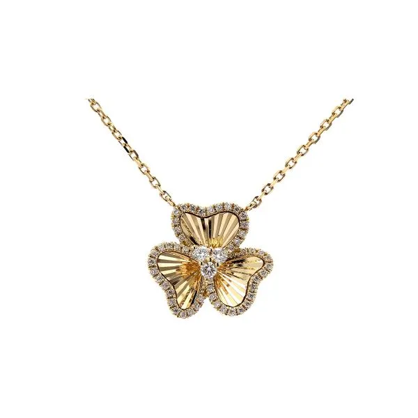 14K Yellow Gold 0.30ctw G/SI1 Diamond Accented 18