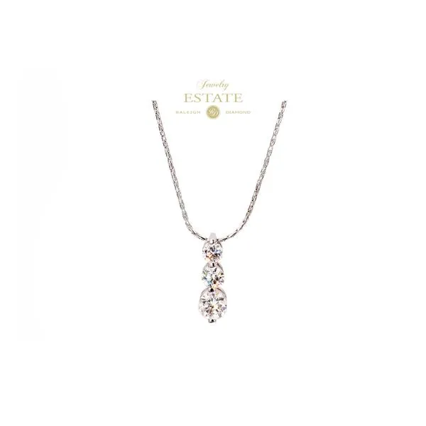 Estate 14K White Gold 1.05ctw G-H/SI1-SI2 16.75