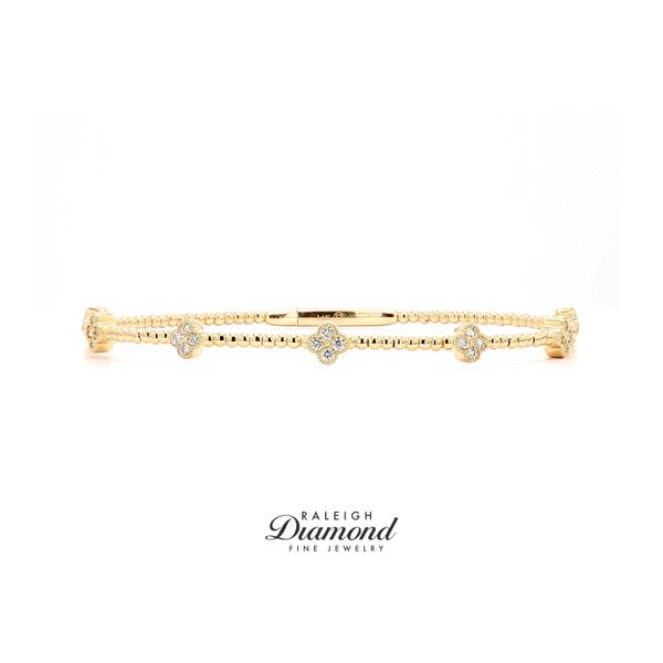 14K Yellow Gold 0.50ctw Diamond Tennis Bracelet GH/SI1-2 Raleigh Diamond Fine Jewelry Raleigh, NC