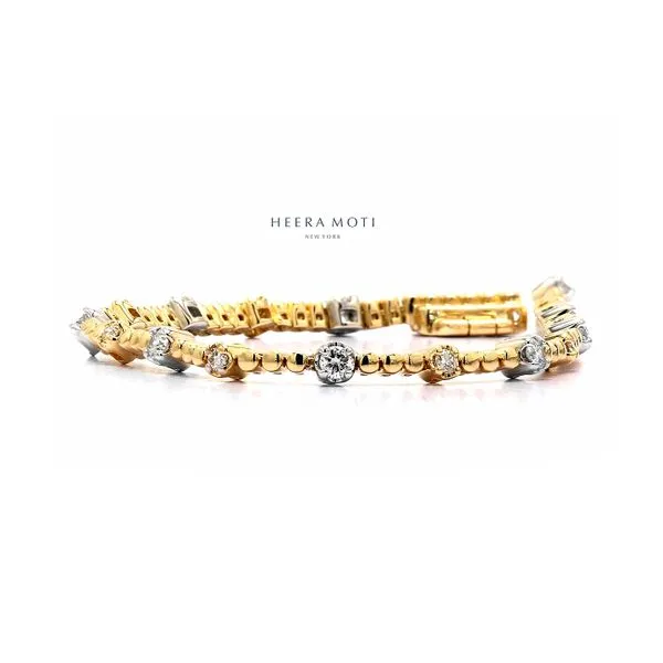 Heera Moti 14K White & Yellow Gold 0.61ctw 7