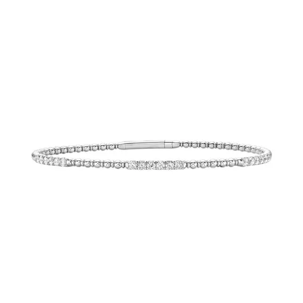 14K White Gold 0.68ctw Diamond Tennis Bracelet Raleigh Diamond Fine Jewelry Raleigh, NC