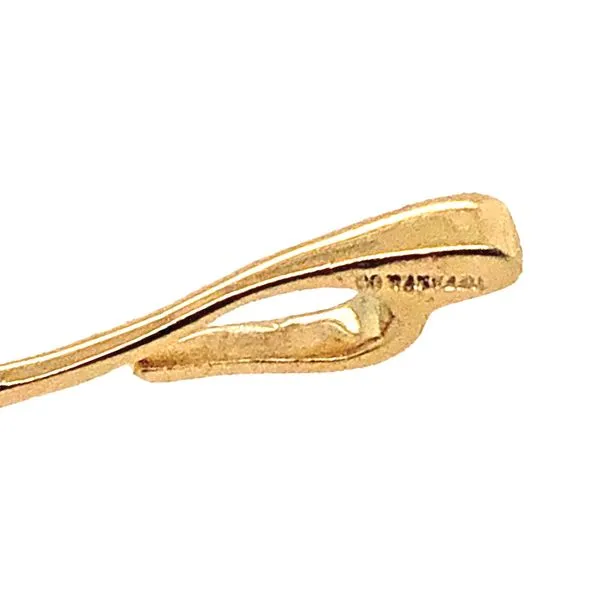 Estate Tiffany & Co. 18K Yellow Gold Large Leaf Brooch Image 3 Raleigh Diamond Fine Jewelry Raleigh, NC