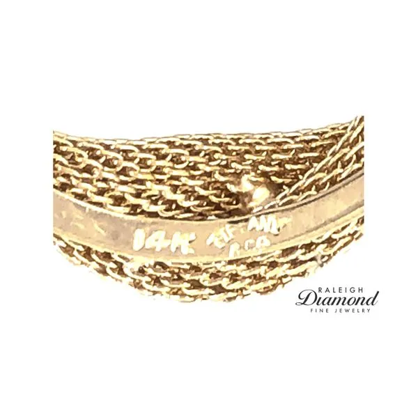 Estate Tiffany & Co. 14K Yellow Gold Twisted Rope Brooch Image 3 Raleigh Diamond Fine Jewelry Raleigh, NC