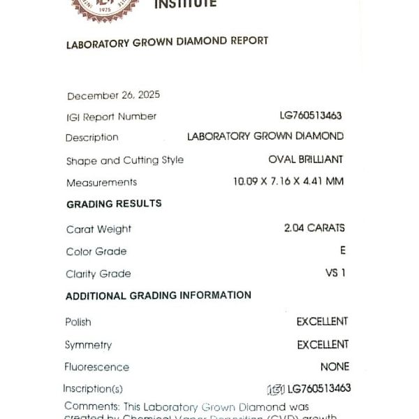 Loose Lab Grown Diamond Raleigh Diamond Fine Jewelry Raleigh, NC