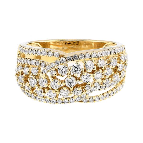 14K Yellow Gold 1.00ctw Lab Grown Diamond Fashion Band Sz 6.5 Raleigh Diamond Fine Jewelry Raleigh, NC