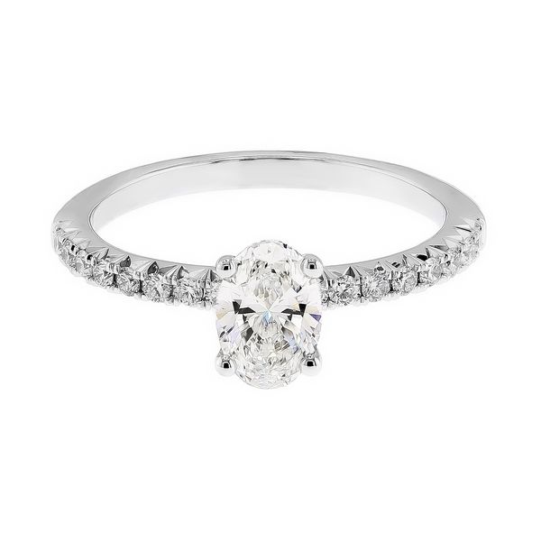 14K White Gold 0.35ctw G/VS2 Lab Diamond Engagement Ring Sz 9 Raleigh Diamond Fine Jewelry Raleigh, NC