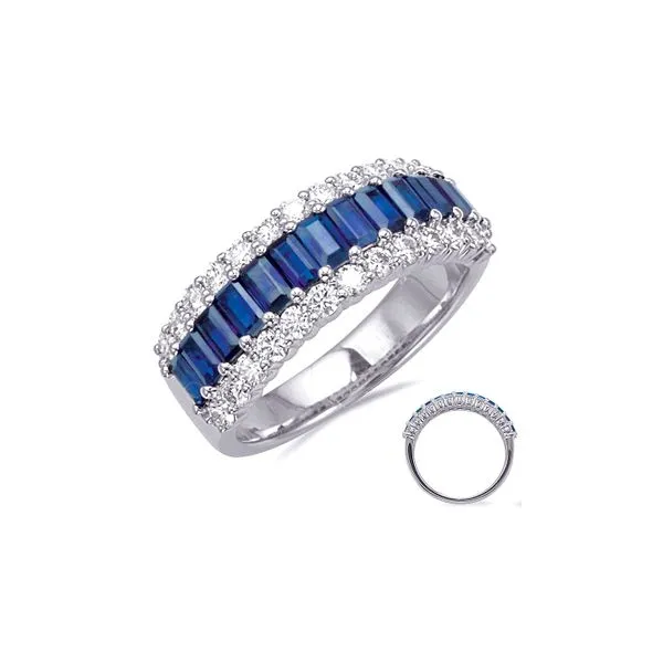 14K White Gold 1.88ctw Sapphie Ring with Raleigh Diamond Fine Jewelry Raleigh, NC