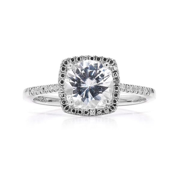 Sterling Silver 0.01ctw Lab White Sapphire April Birthstone Fashion Ring Sz 7 Raleigh Diamond Fine Jewelry Raleigh, NC