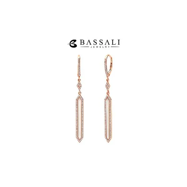 Bassali 14K Yellow Gold Bars of Mother of Pearl + Diamonds 0.38ctw Raleigh Diamond Fine Jewelry Raleigh, NC