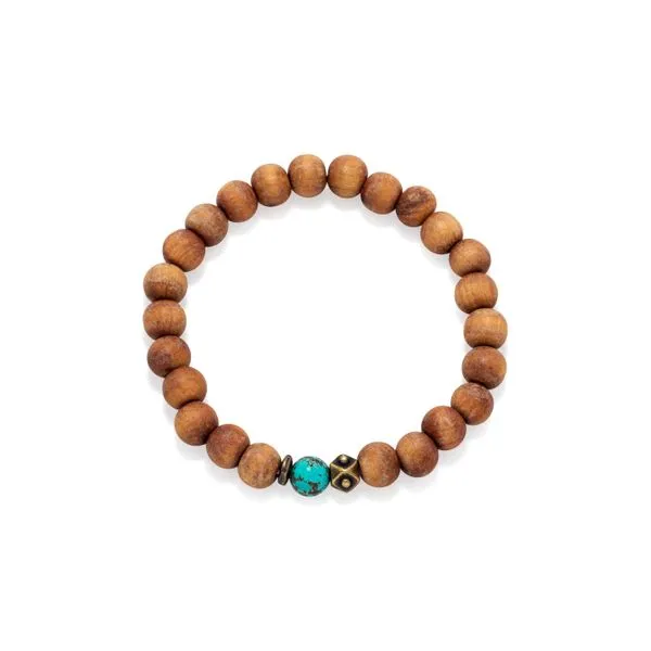 Wood Bead Fashion Stretch Bracelet Raleigh Diamond Fine Jewelry Raleigh, NC