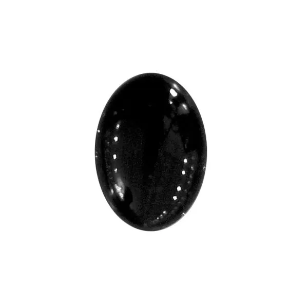 GIA Loose Colored Gemstone 2.89ct Black/Deep Green Translucent Cabochon Omphacite - GIA Certified Raleigh Diamond Fine Jewelry Raleigh, NC