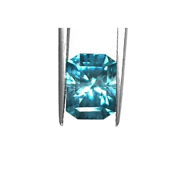 Loose Colored Gemstone 2.73ct Blue Zircon Radiant Cut 8.08x6.07x5.04 (ROYJ) Raleigh Diamond Fine Jewelry Raleigh, NC