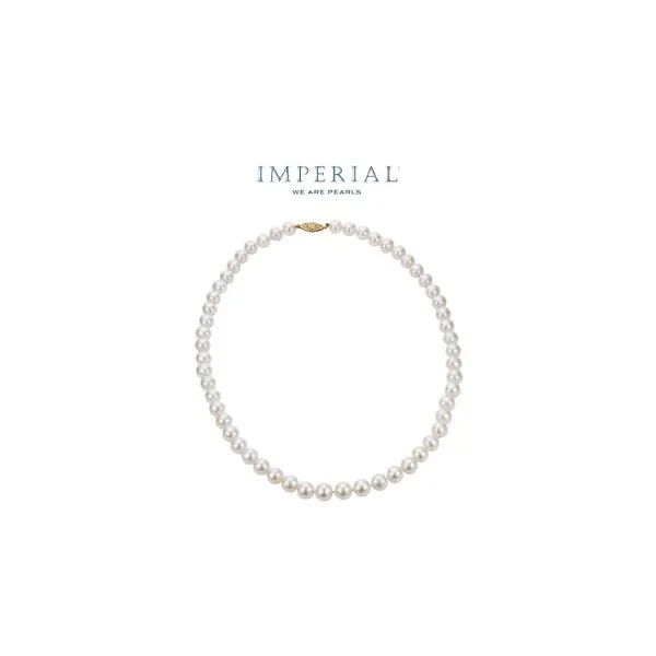 14K Yellow Gold 8-8.5mm Strand Freshwater 30
