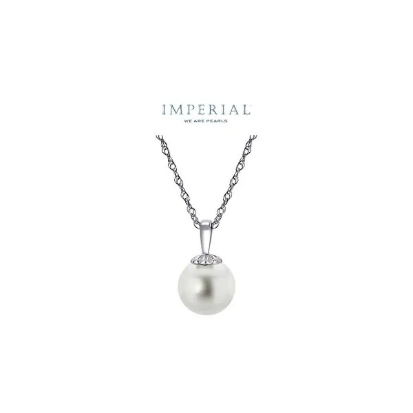 14K White Gold 8-8.5mm 