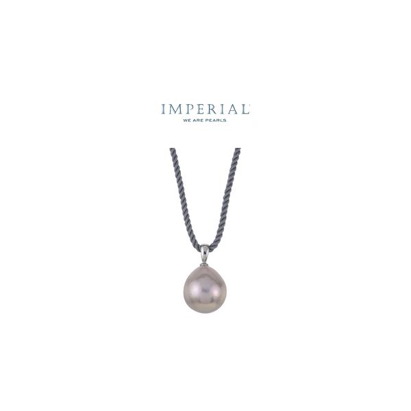 Sterling Silver14-15.0 mm Natural Pink Baroque Freshwater Cultured Pearl 18