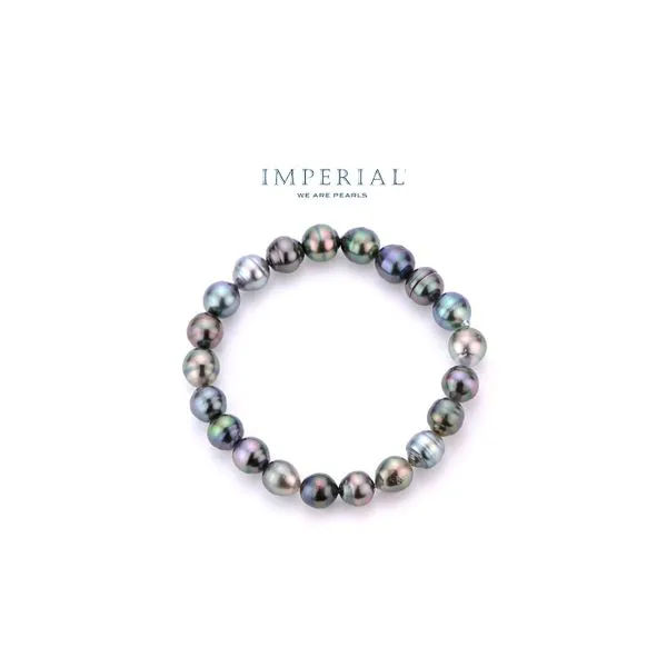 Tahitian Pearls 8-9mm Mulit Color Stretch Bracelet Raleigh Diamond Fine Jewelry Raleigh, NC