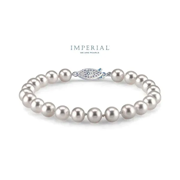 14K White Gold 7-7.5mm 