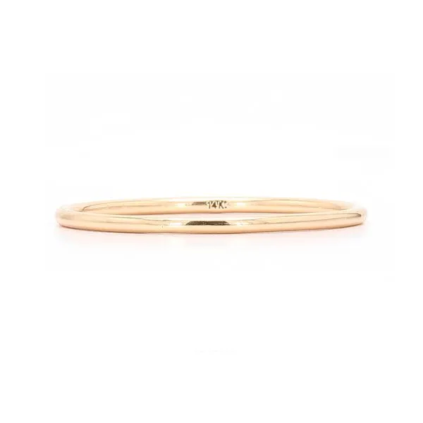 14K Yellow Gold Slim Wedding Band Raleigh Diamond Fine Jewelry Raleigh, NC